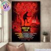 Def Leppard UK And Europe Summer Tour 2026 Dates List With Special Guest Extreme Home Decor Poster Canvas