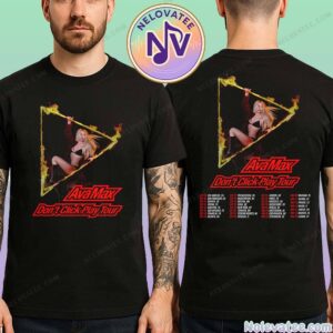 Ava Max Don’t Click Play Tour 2025 Dates List For September October And November Two Sided Print Unisex T-Shirt