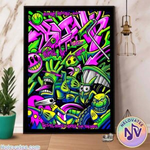 Blink-182 In Bethel NY Missionary Impossible Tour 2025 Poster On September 6th At Bethel Woods Center for the Arts Home Decor Poster Canvas