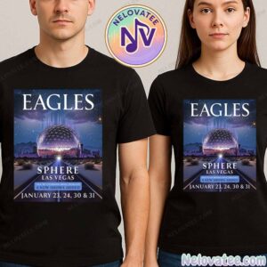 Eagles 2026 Shows Poster At Sphere In Las Vegas On January 23rd 24th 30th And 31st 2026 Unisex T-Shirt