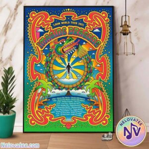 Imagine Dragons Loom South American Tour 2025 Dates List Kicks Off In Mexico City On September 5th 2025 Home Decor Poster Canvas