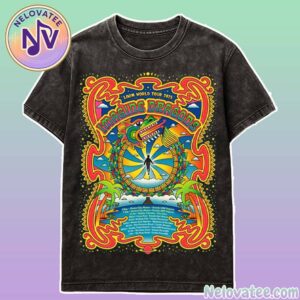 Imagine Dragons Loom South American Tour 2025 Dates List Kicks Off In Mexico City On September 5th 2025 Washed T-Shirt