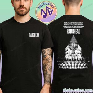 Radiohead Show Poster Europe In November And December Full Tour 2025 Two Sided Print Unisex T-Shirt