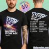 System Of A Down Europe UK Summer Tour 2026 Dates List With Queens of the Stone Age And Acid bath Two Sided Print Unisex T-Shirt