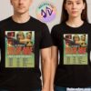 The Offspring Denver CO Event Poster At Ball Arena On September 7 Supercharged Worldwide In ’25 Tour Unisex T-Shirt