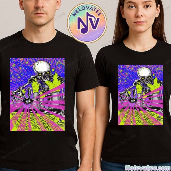 The Offspring Denver CO Event Poster At Ball Arena On September 7 Supercharged Worldwide In ’25 Tour Unisex T-Shirt
