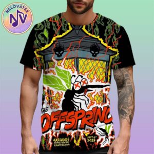 The Offspring Ridgefield Poster For Washington At Cascades Amphitheater in Ridgefield On September 4th 2025 All Over Print Shirt