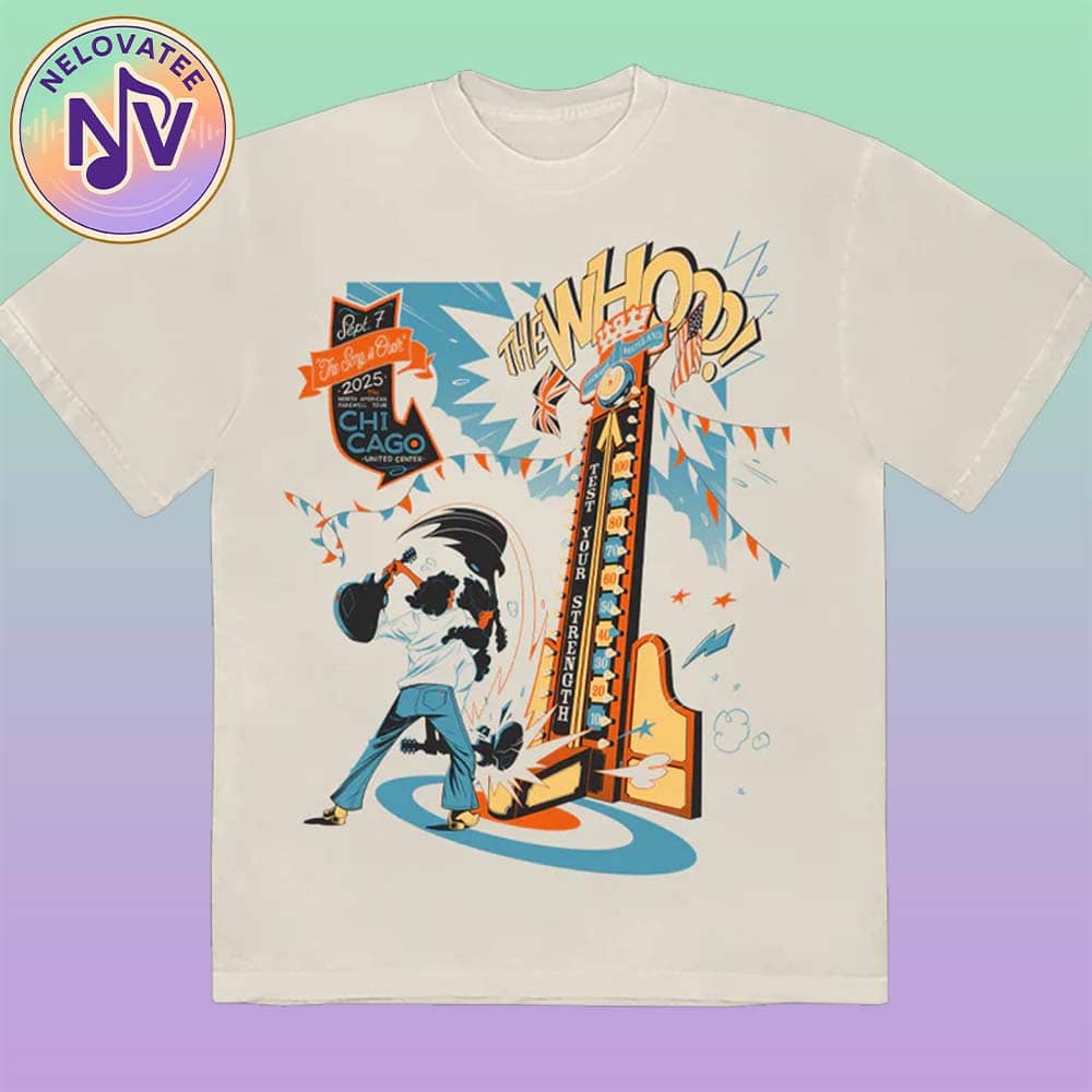 The Who Limited Edition Chicago IL 2025 Tee On September 7 And 9 The Song Is Over North American Farewell Tour 2025 Unisex T-Shirt The Who Limited Edition Chicago IL 2025 Tee On September 7 And 9 The Song Is Over North American Farewell Tour 2025 Unisex T-Shirt
